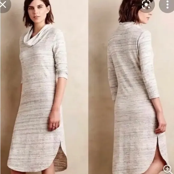 Anthropologie Saturday Sunday Women’s Cowled‎ Midi Chemise Dress Size Sm… - Image 2