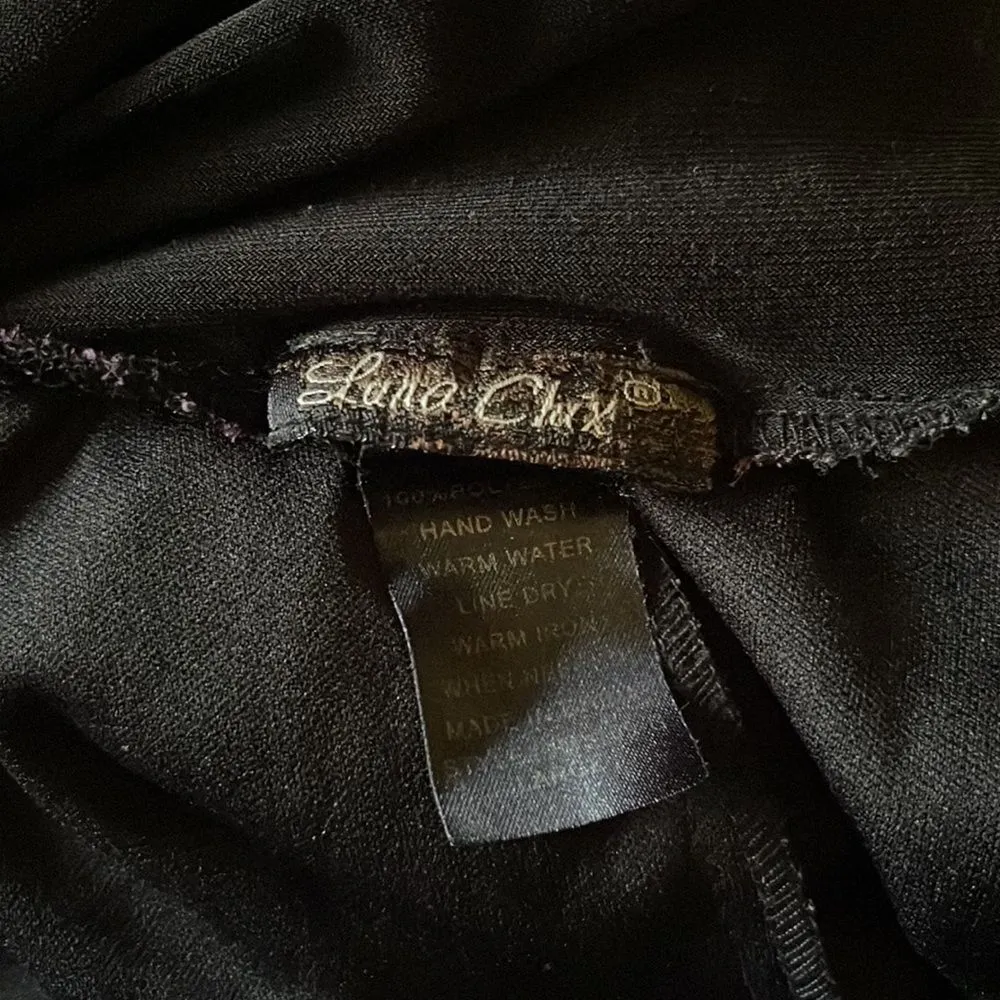 Luna Chix Purple Pattern Block Floral Asymmetrical Hemline Skirt Large Jrs L Size undefined - Image 14