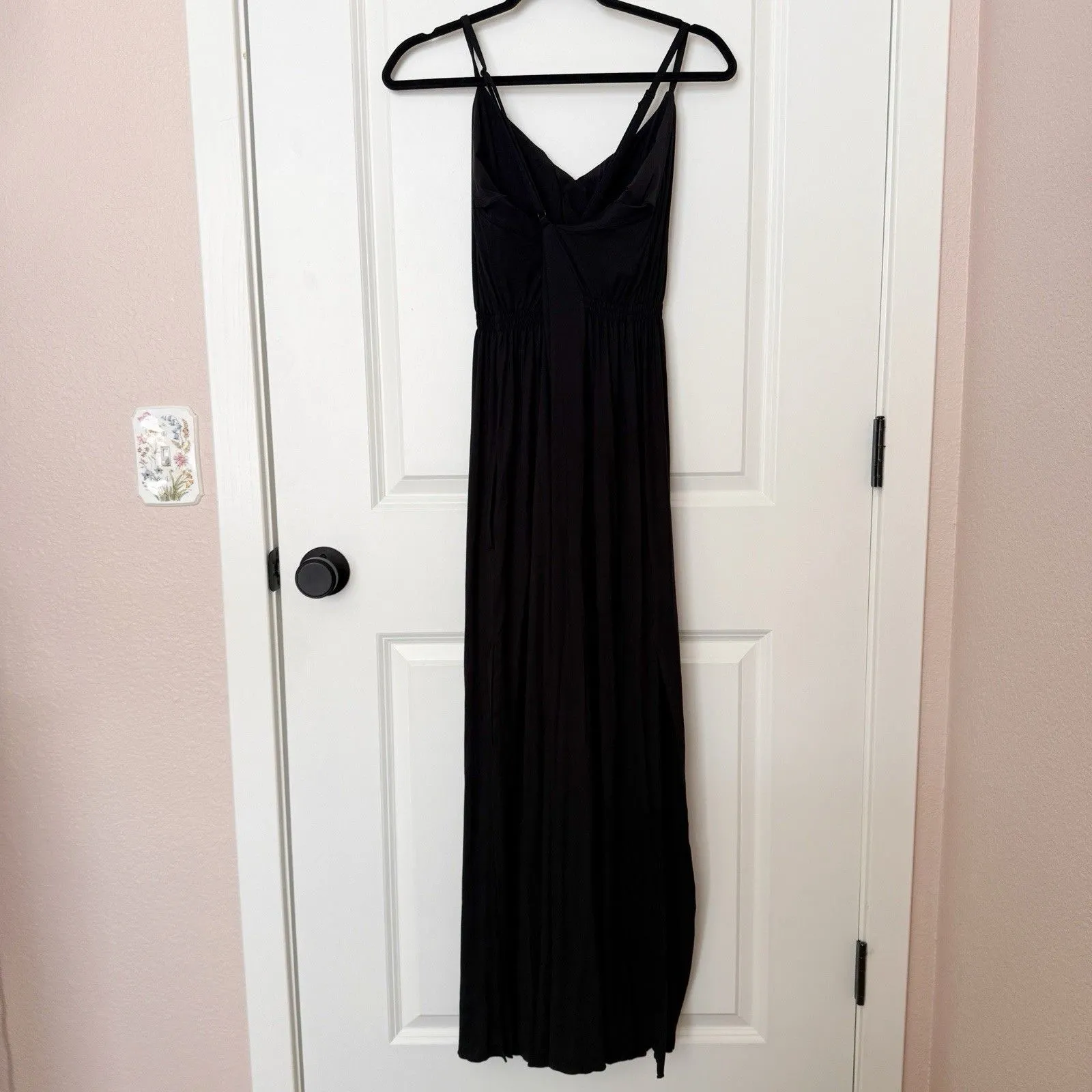 SheBird Womens Strappy Bra Maxi Dress Size 5 M/L Black Casual Capsule Effortless Size M - Image 3
