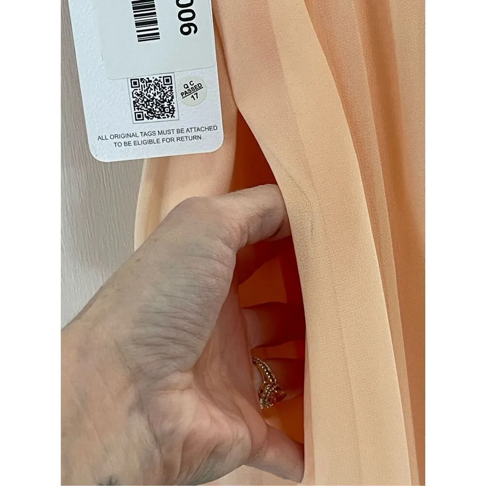 NWT AZAZIE Bridesmaid Gown in Peach Size S/XS - Image 5