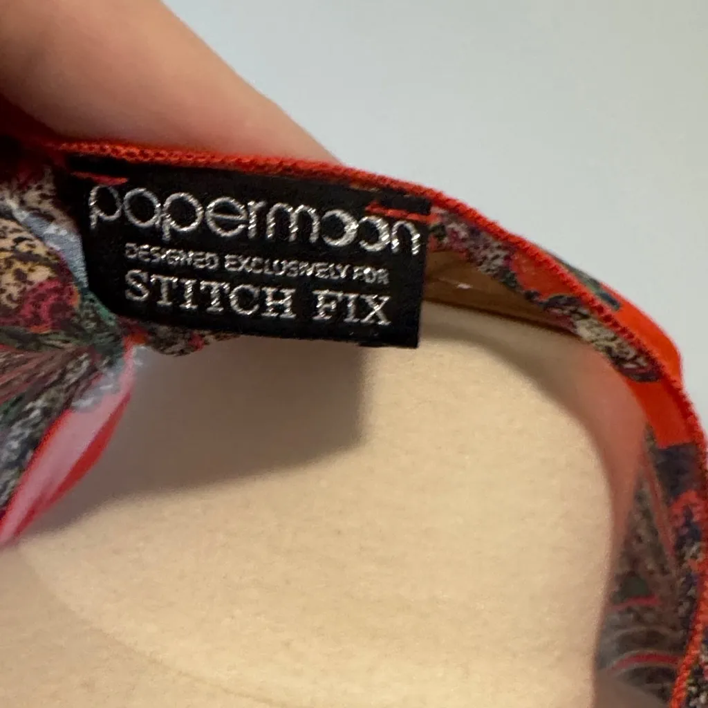 Papermoon Orange Paisley Kimono - Image 2