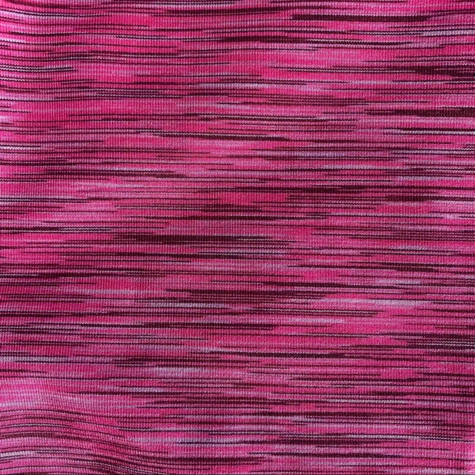 Z BY ZELLA Womens Mesh Cut Out Pink Spacedye Capri Crop High Waist Leggings XS - Image 7