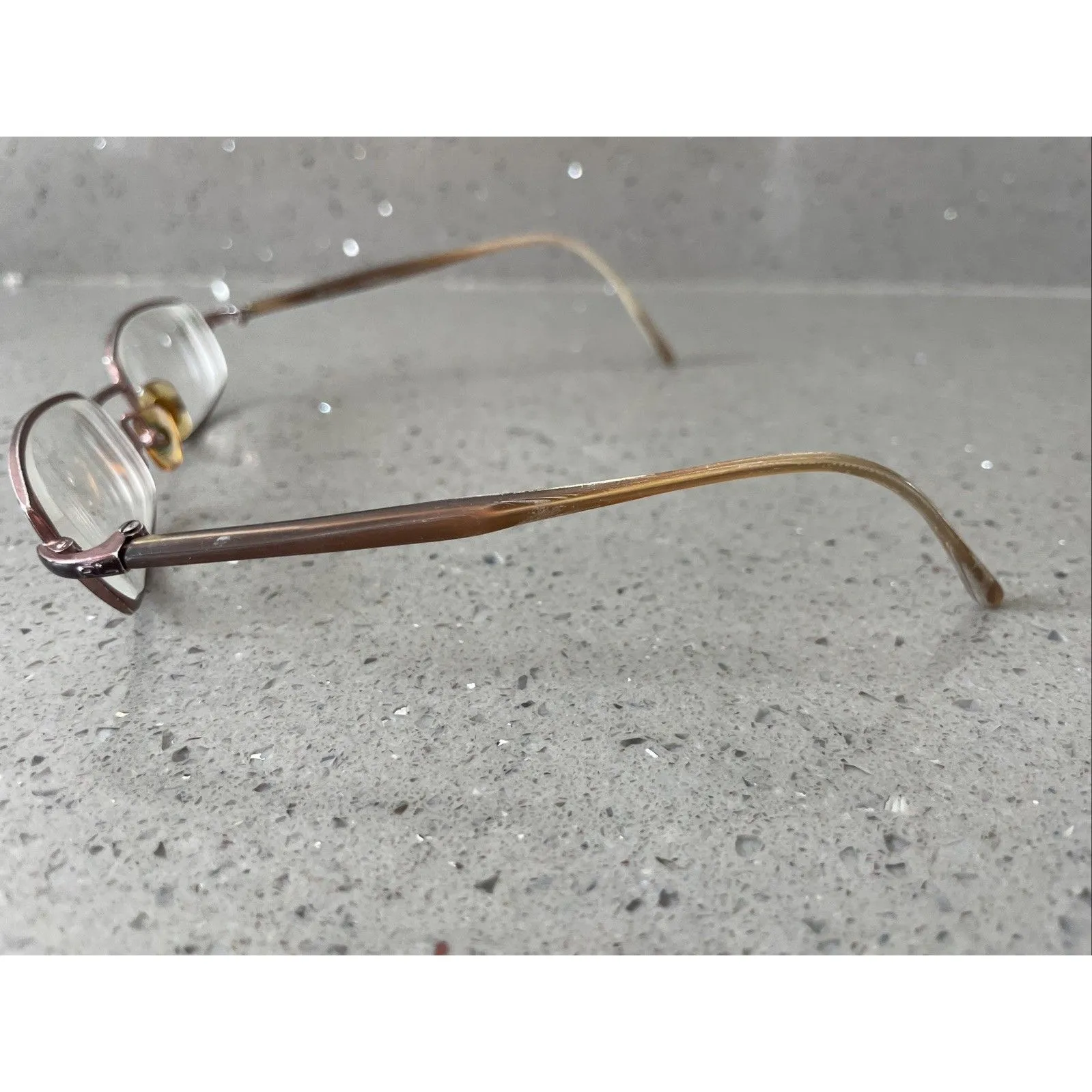 RALPH LAUREN EYEGLASSES Frames ONLY RL 1359 U30 47-20-130 ROSE GOLD Italy - Image 5