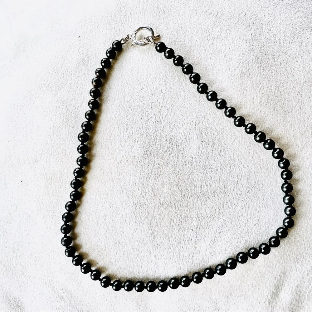 Chaps Faux Pearl Necklace - Image 2