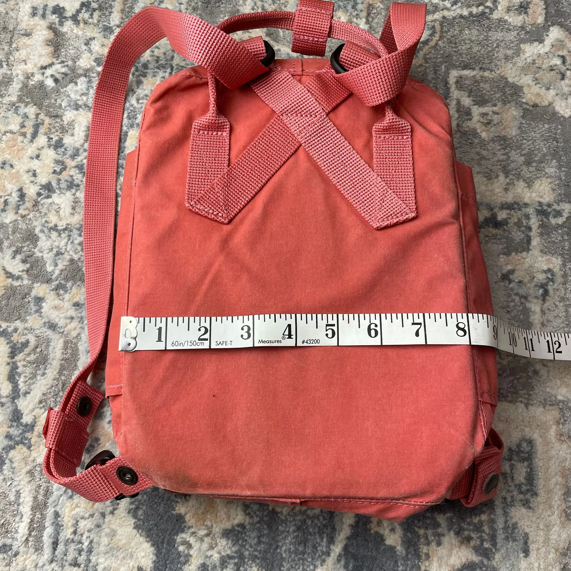 Fjallraven Kanken Mini Backpack Coral Pink - Image 6