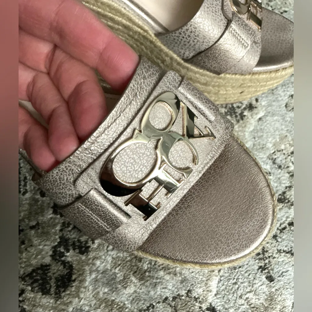 Coach leather Slide wedge Sandals❤️‍🔥❤️‍🔥 - Image 11