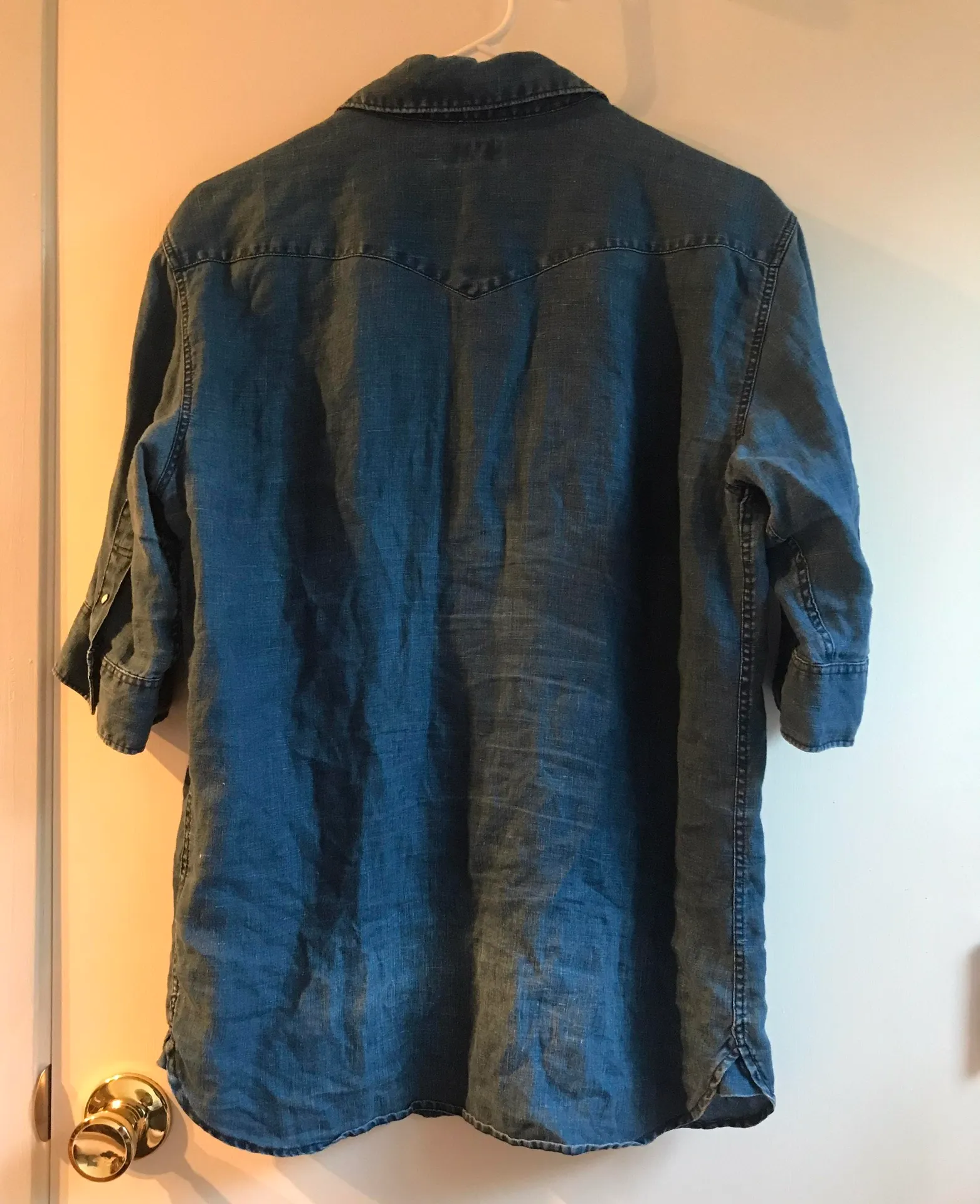 Slim Fit Button Down Compton Top - Image 3