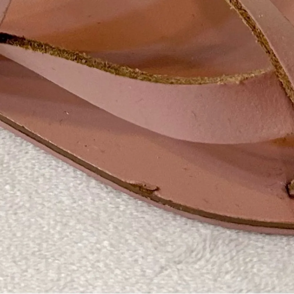 Seychelles Destiny Pink Leather Sandals Size 8.5 - Image 13