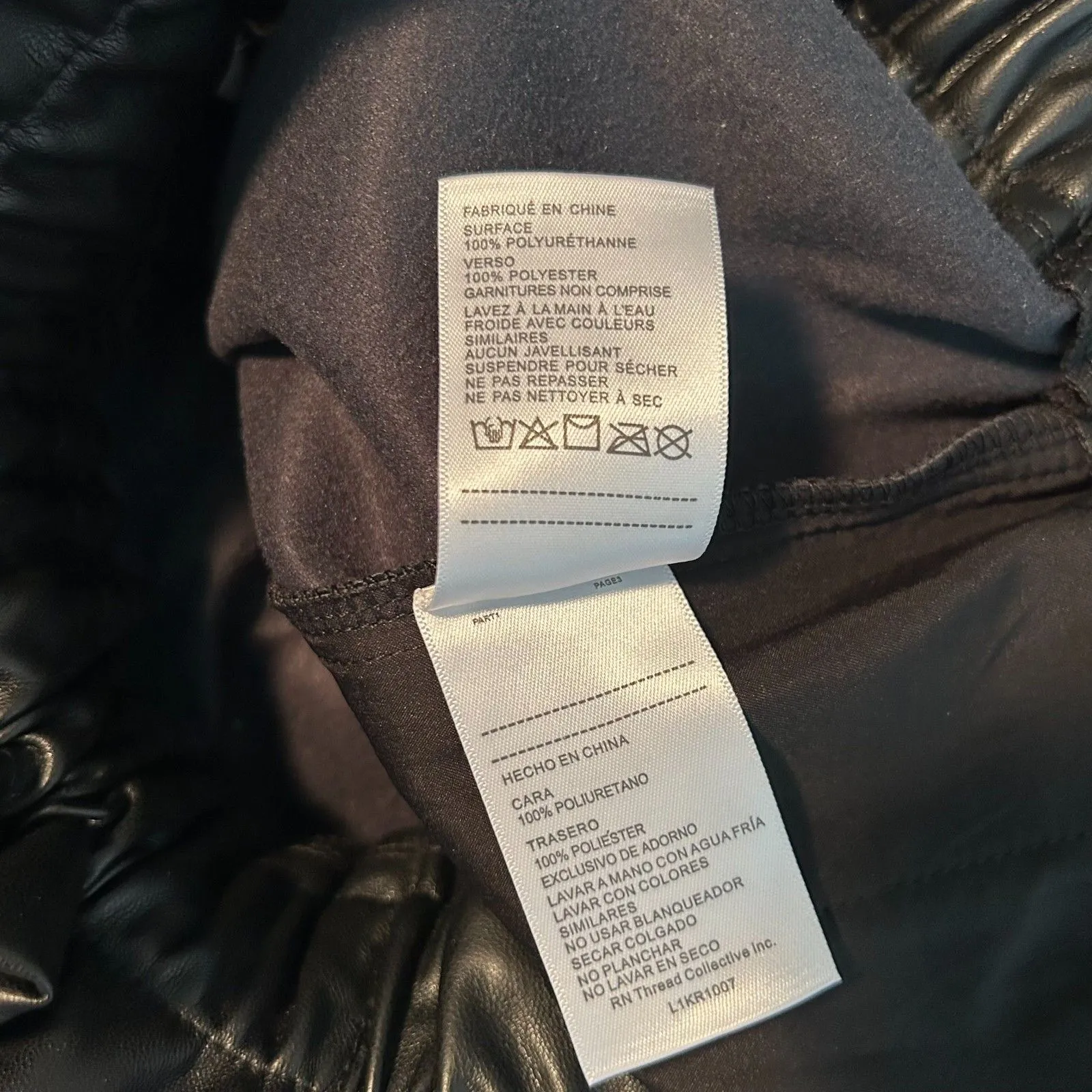 LAUNDRY by Shelli Segal Women's Vegan Leather Paperbag Waist Shorts - Image 7