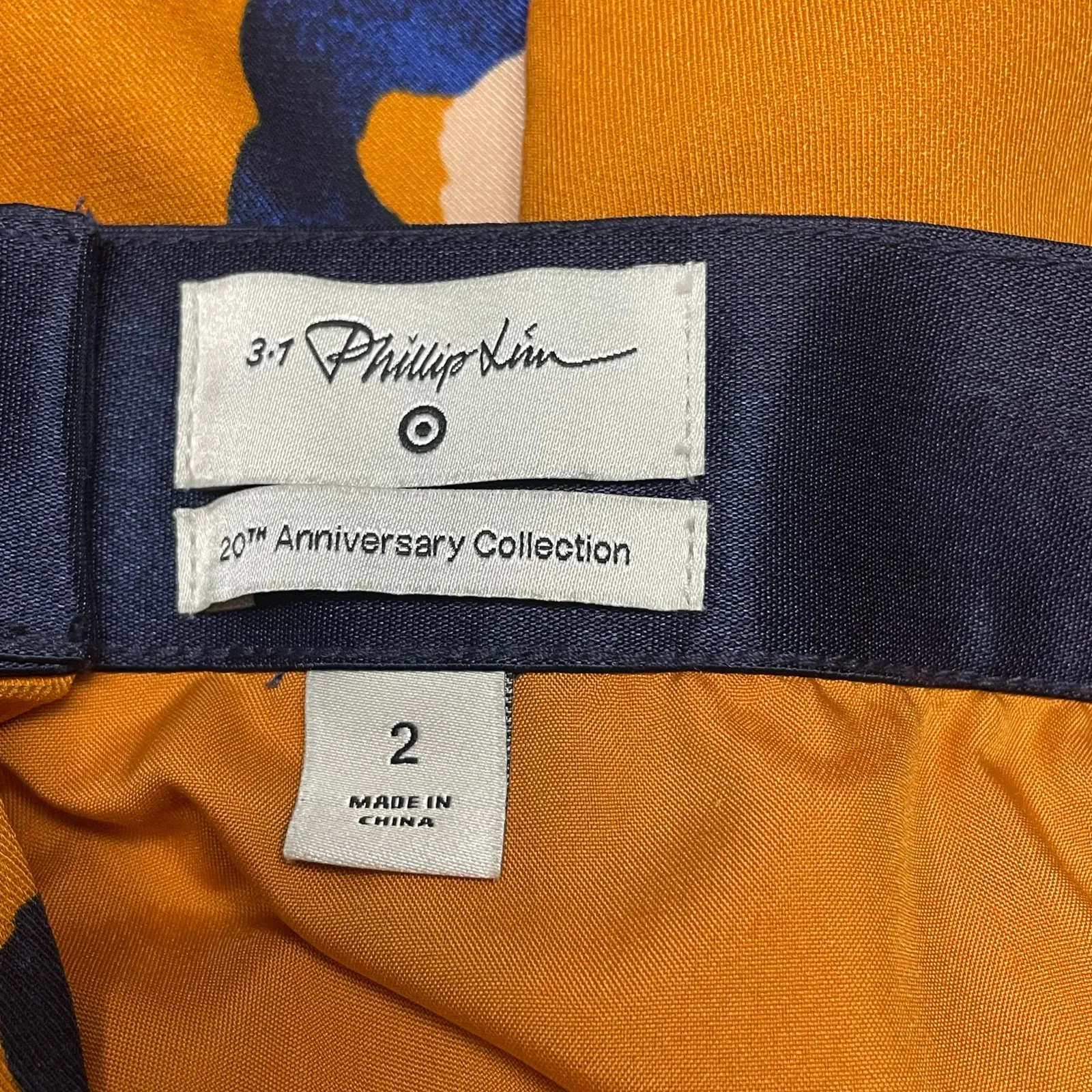 3.1 Phillip Lim X Target 20th Anniversary A Line Twirl Skirt Size 2 Leopard Dot Orange - Image 4