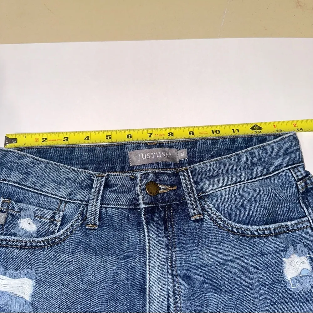 Distressed Denim Shorts - Image 3