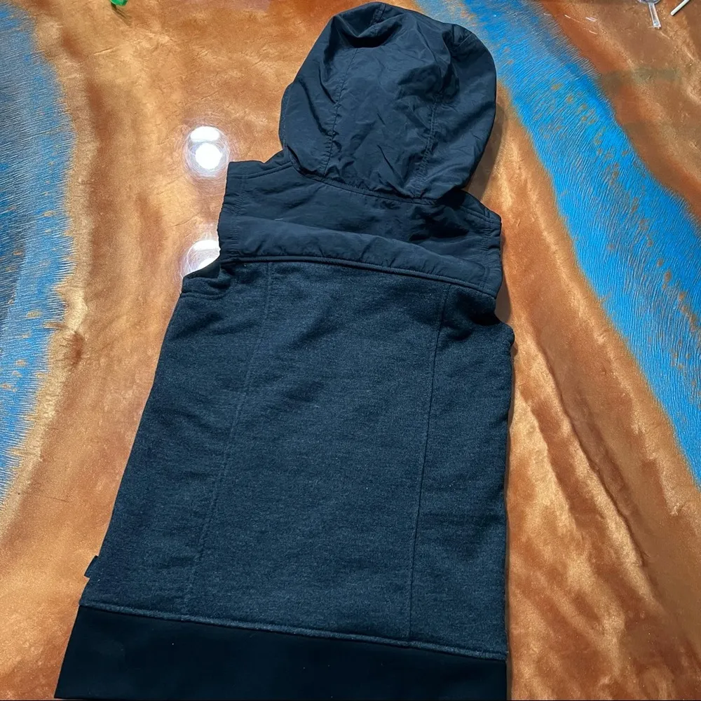 Burton Starr Vest hooded full zip Womens XS Gray - Image 4