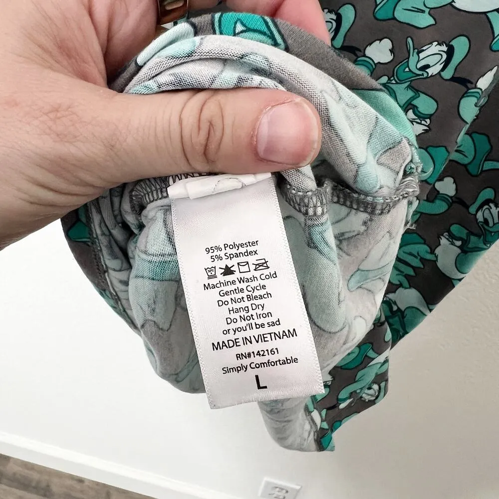 [Lularoe] Disney Donald Duck Randy Raglan Sleeve Crew Neck T-Shirt Size Large L - Image 10