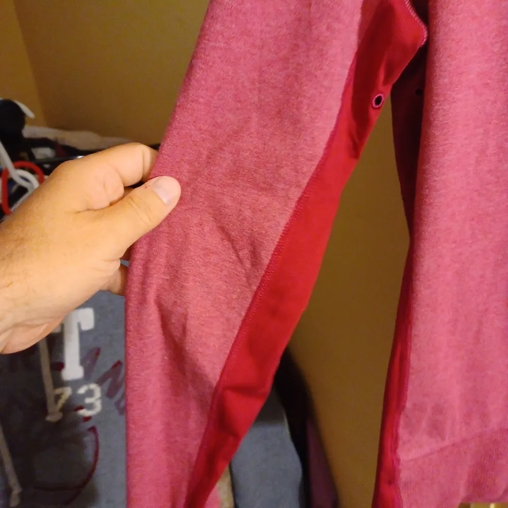 Nike Dri Fit Women's NIKE RUNNING Full Zip Track Jacket - Size Med Red - Image 9