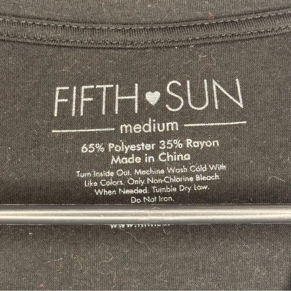 Fifth Sun Black Elephant Graphic Women's Top - Image 3