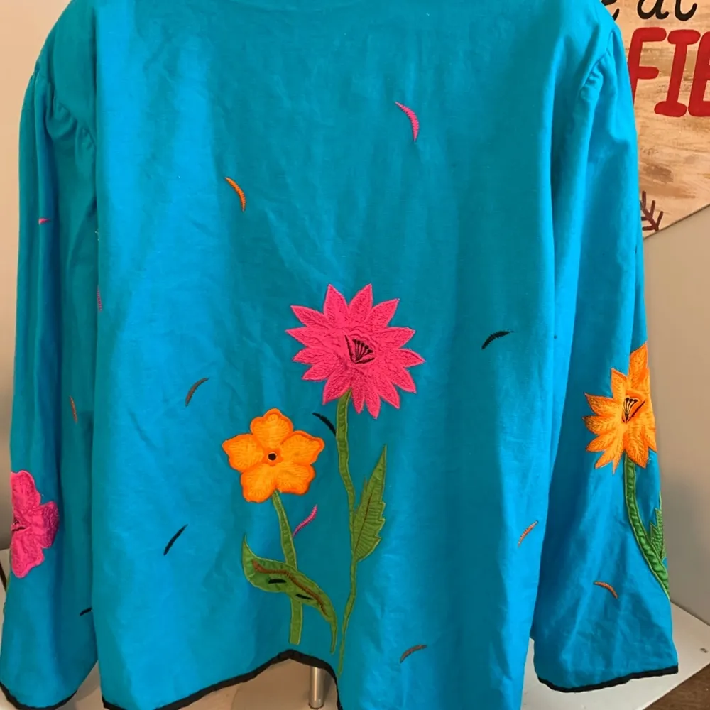 Allure women's embroidered applique jacket 1X - Image 3