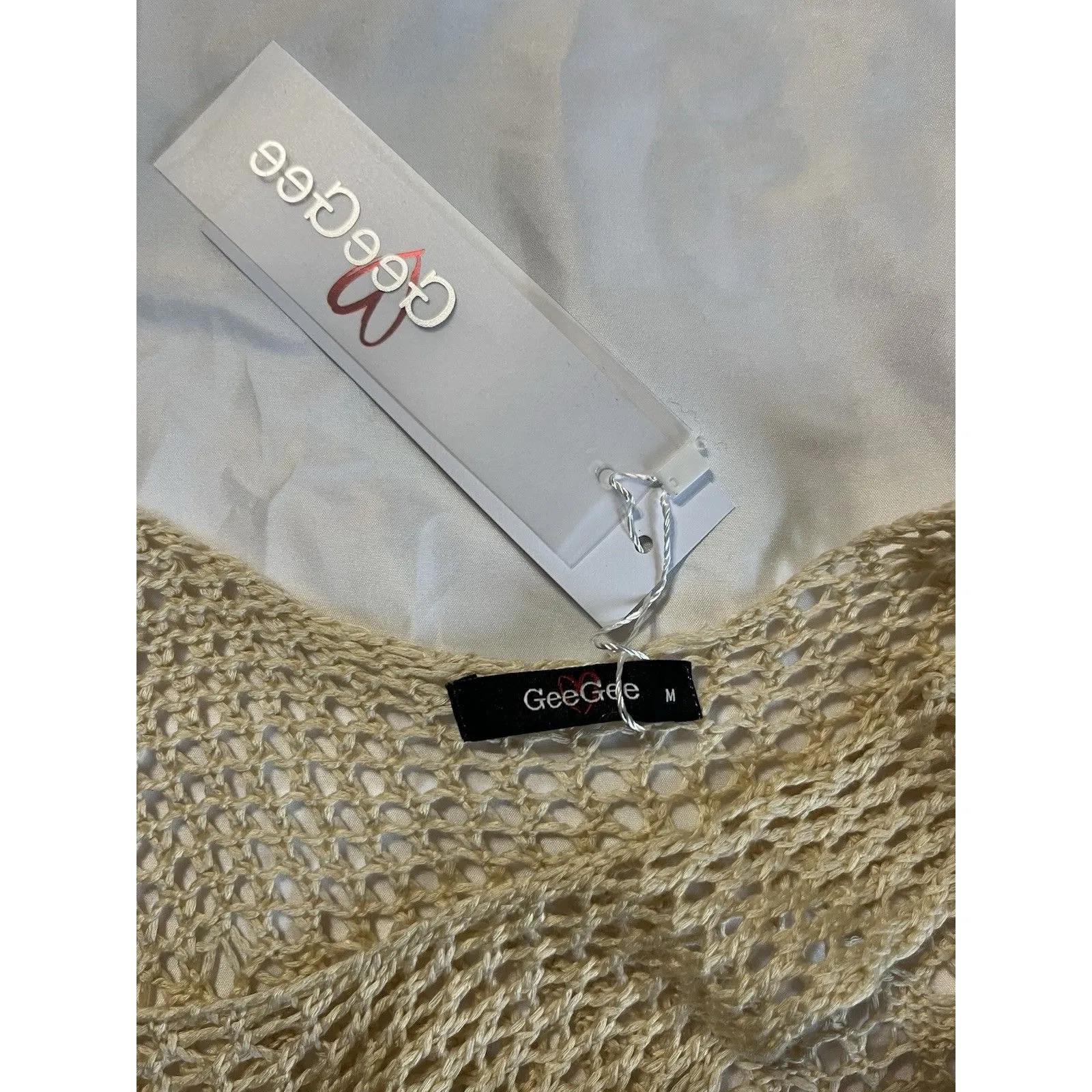 Beach Maxi NWT Casual Vacation Crochet Swim Cover Cruise NWT M Blue Size M - Image 10