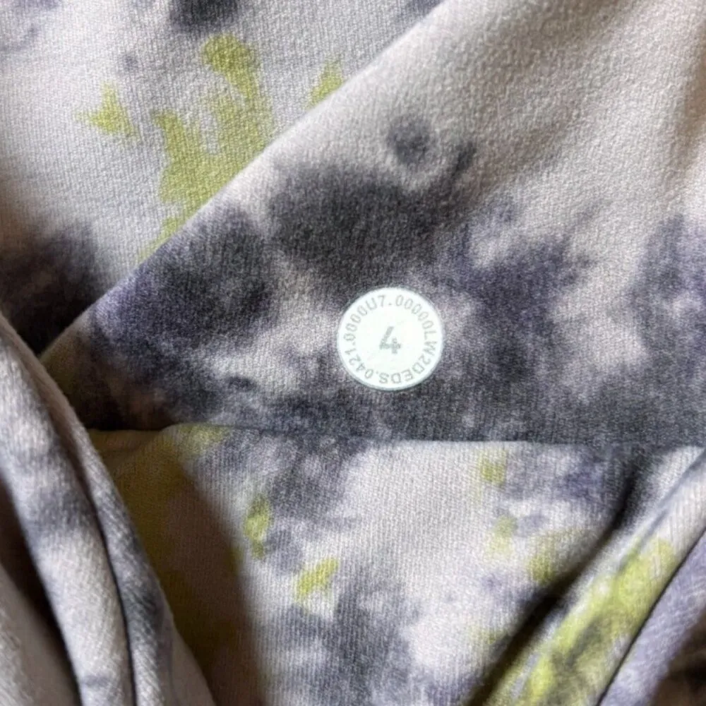 Lululemon Align Reversible Bra Radial Tie Dye Mauve Grey Multi Womens 4 - Image 6