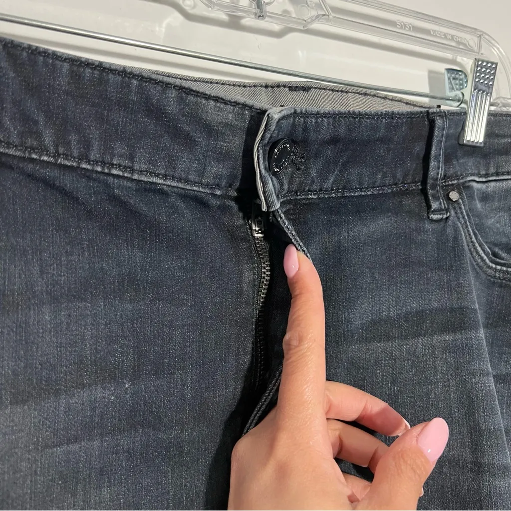 White House Black Market Plus Slit Hem Slim‎ Jeans Size 20W - Image 11