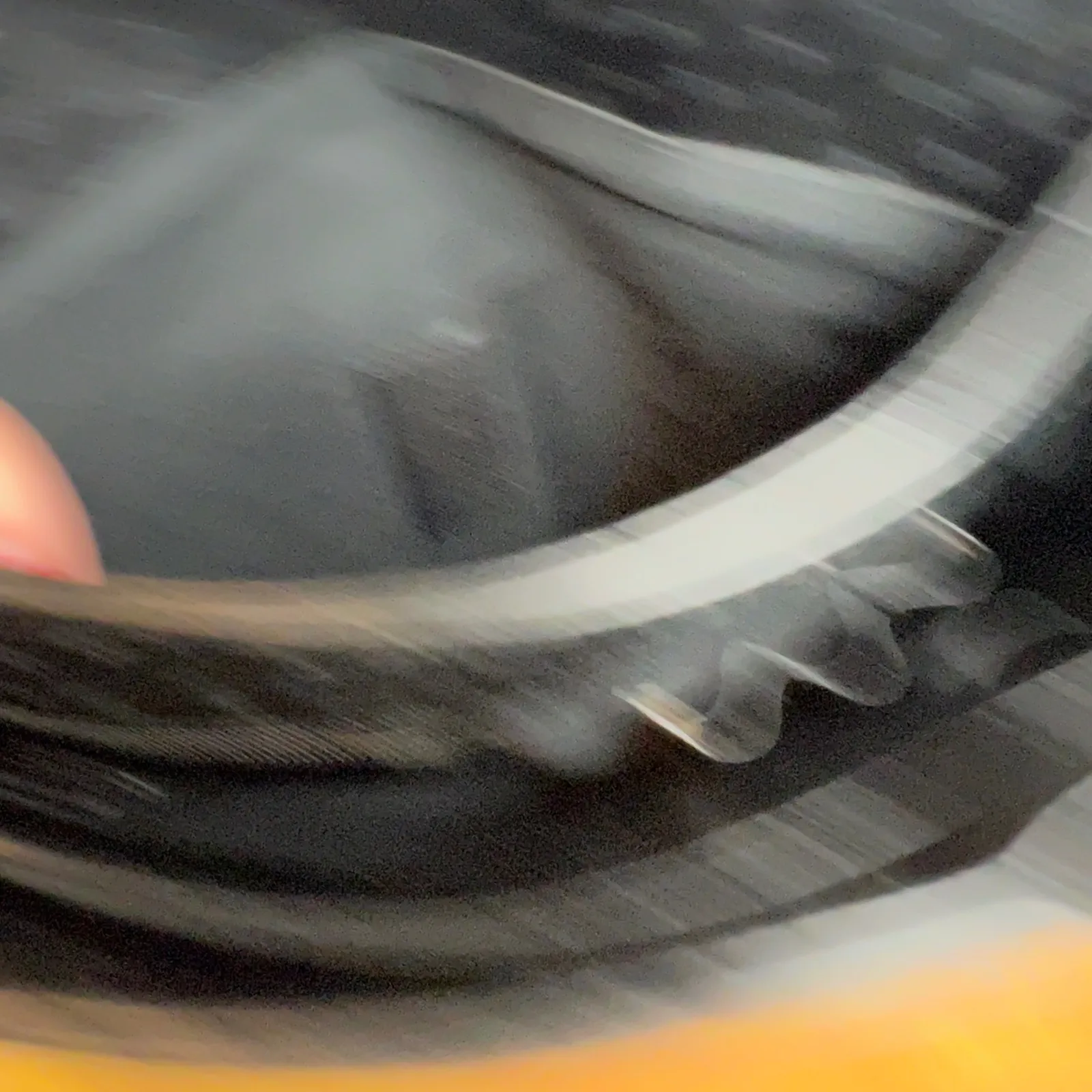 Bueno Black Faux Leather Textured Tote Bag Shoulder Bag Zip Top Pockets - Image 8