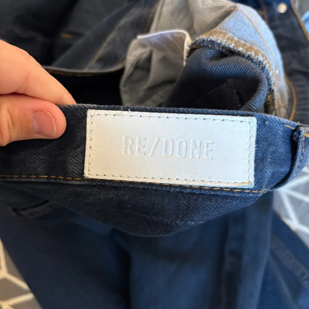 NWT Re/Done Tailored Ultra High Rise Barrel Jeans Size 31 Color: Bespoke - Image 11