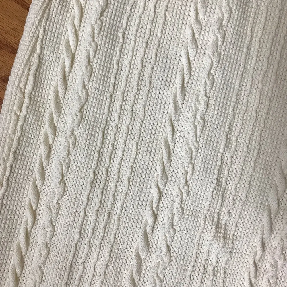 Zara Cream Sleeveless Cable-Knit Dress NWT - Image 4