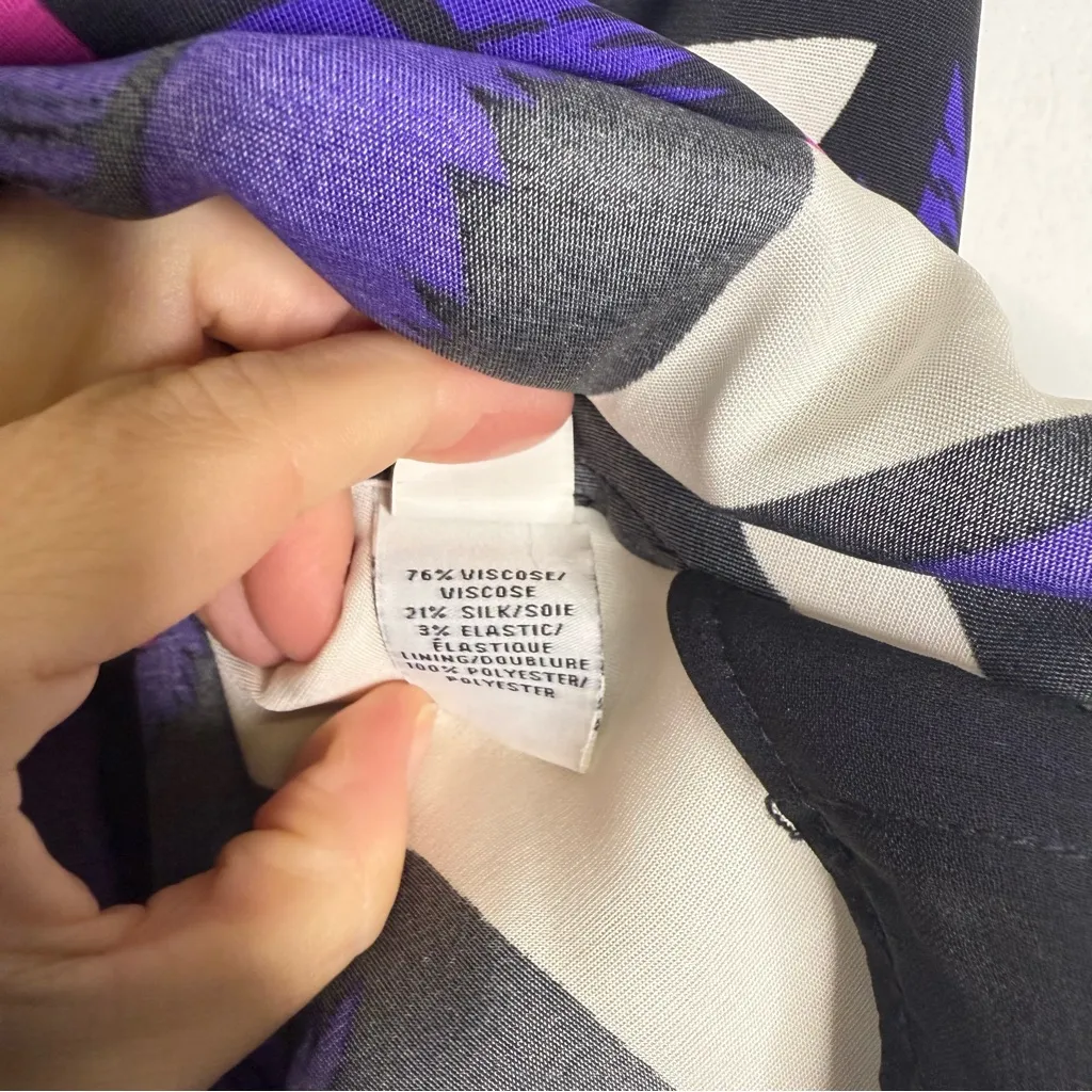 Diane von Furstenberg Harriet Silk Blend Floral Dress – Size Small - Image 6