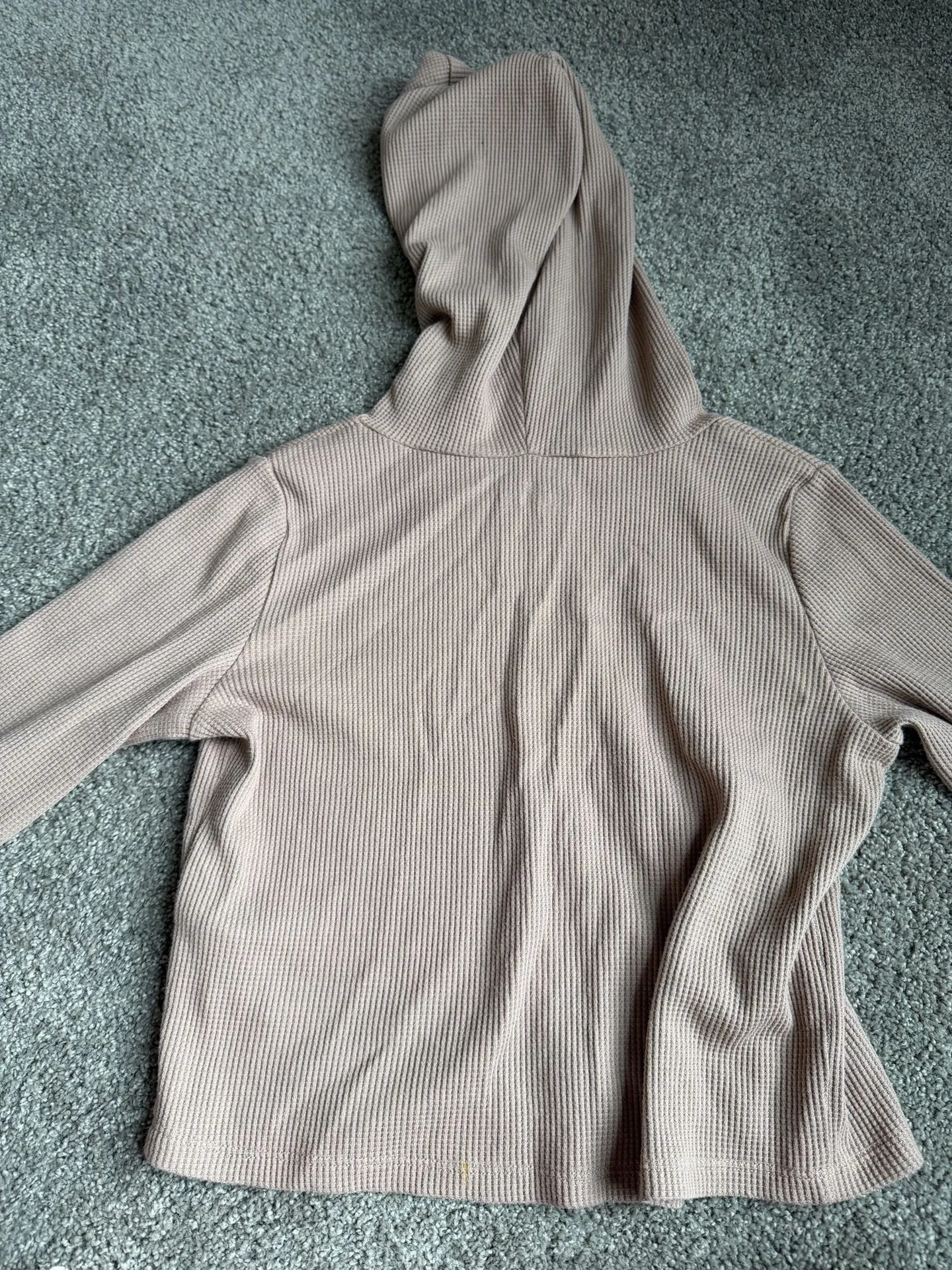 Hollister Cropped Hoodie Full-Zip - Image 3