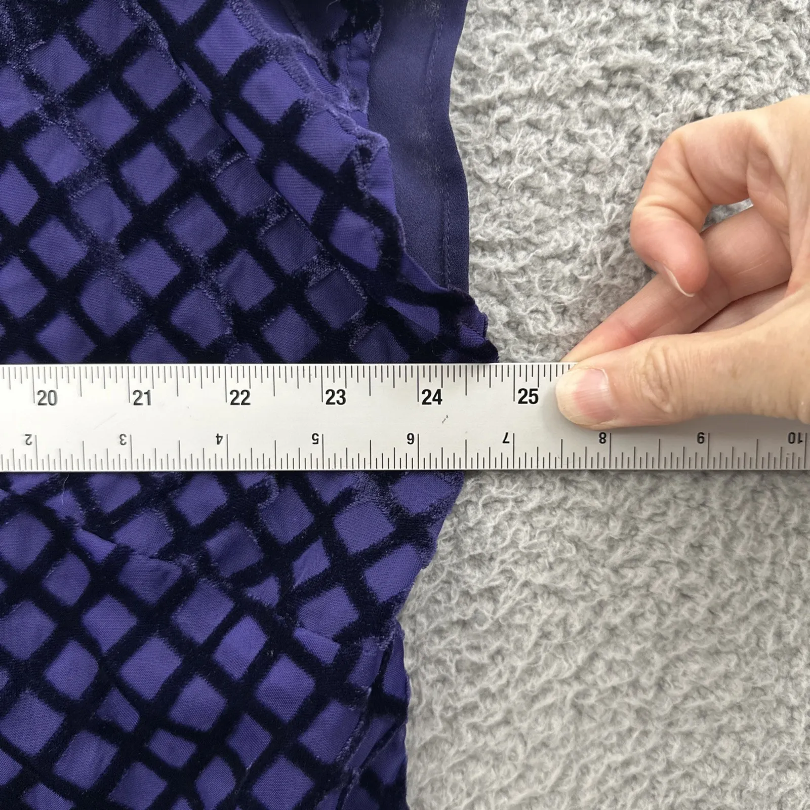 Lane Bryant Sheer Burnout Velvet Top Whimisigoth Gothic Romantic Vamp Size 18/20 - Image 7