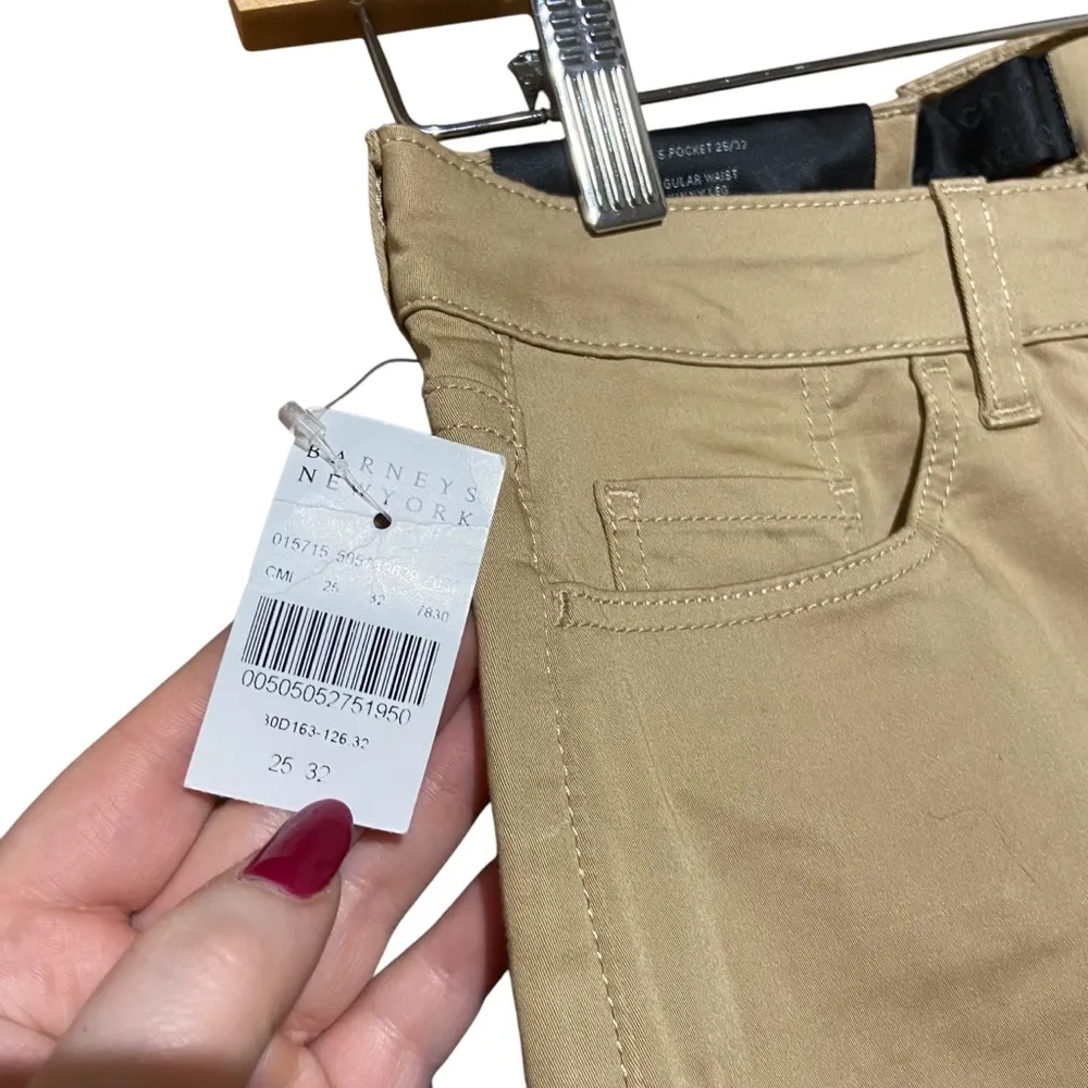 NWT Acne Studios Women's Skin 5 Taupe Skinny Jeans Khaki Tan Size 25 / 32 - Image 6