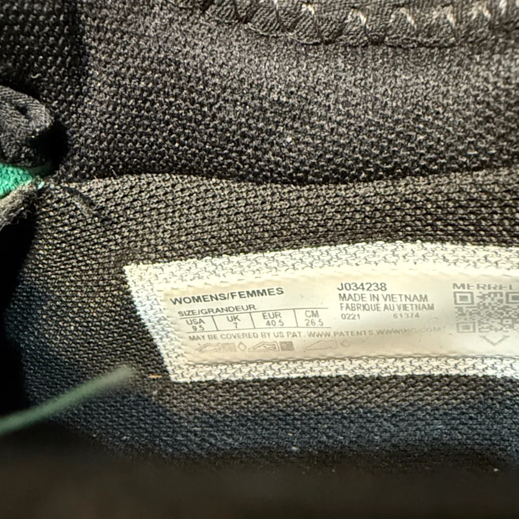 Merrell Bravado Black/Purple Waterproof Hiking Sneakers Size 9.5 - Image 7