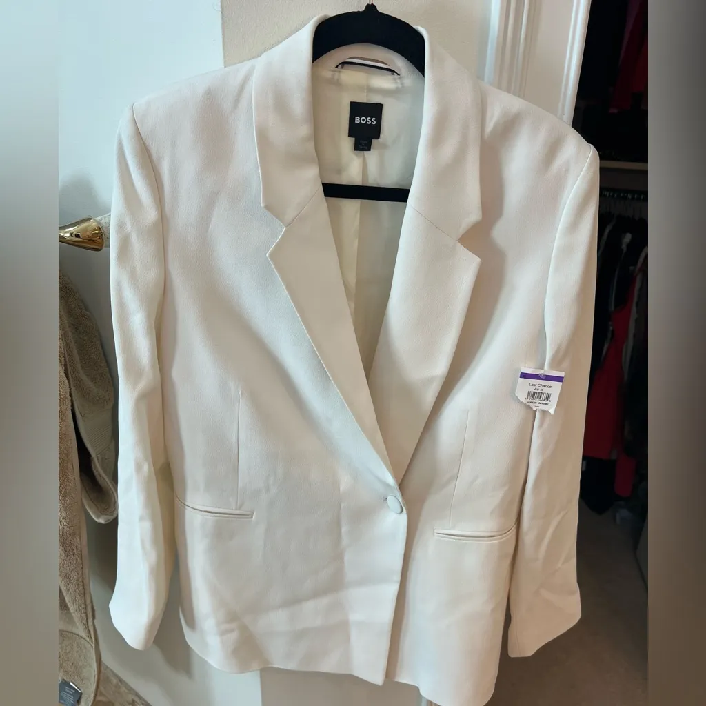 HUGO BOSS Relaxed Blazer size 4 nwot - Image 3