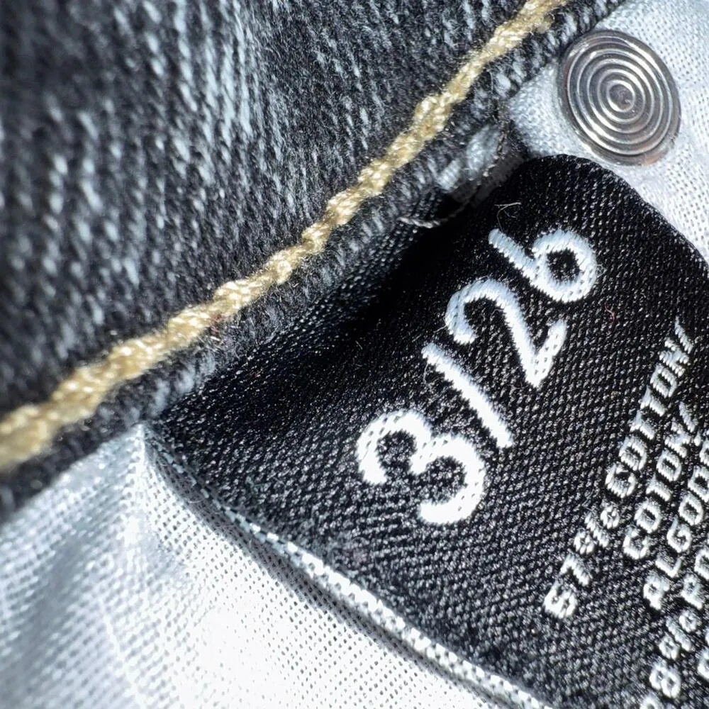 Kendall & Kylie Shorts Womens 3/26 Juniors Black Jean Denim Drifter High Rise - Image 3