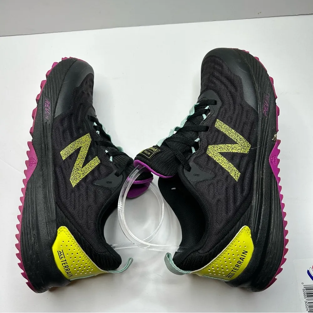 New Balance Women's Black and Yellow all terrain Running Shoes 7 - Image 6