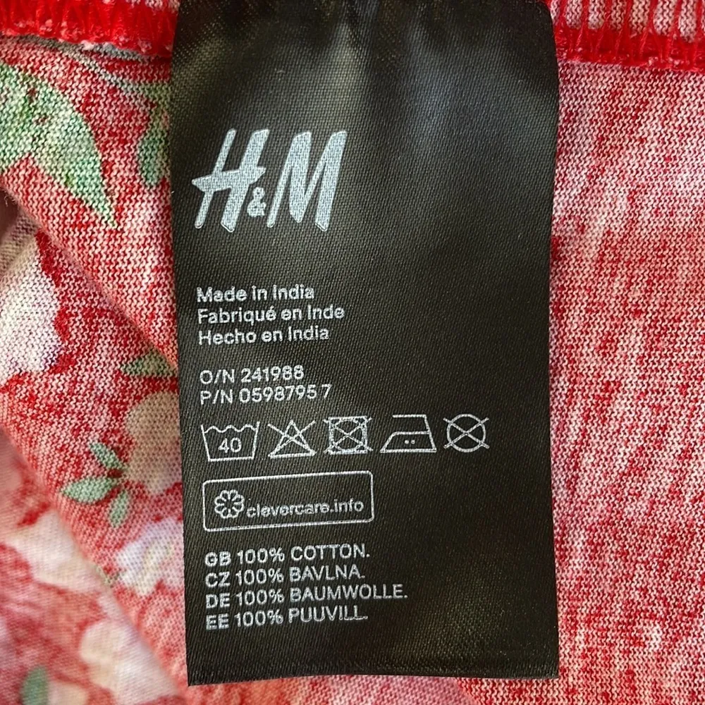 Divided Floral Cropped Tie Top - Image 5