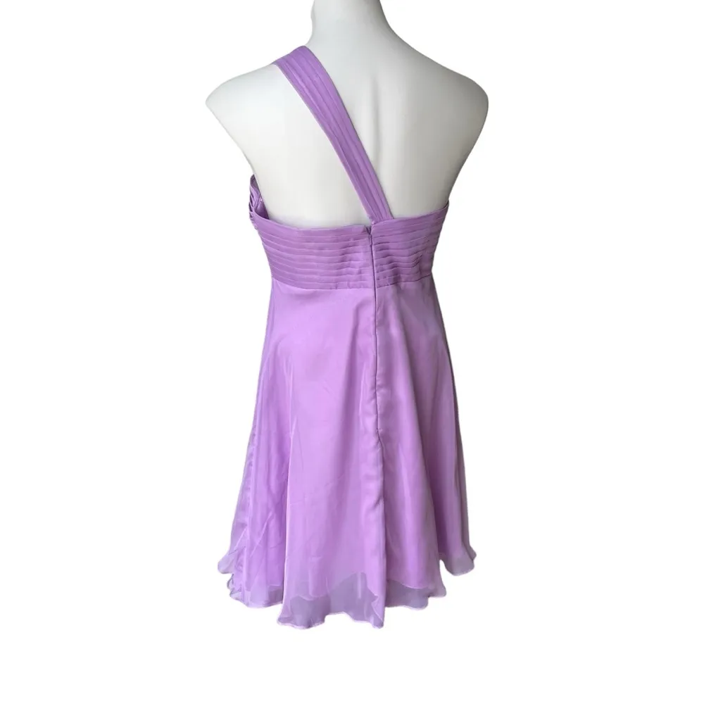 New, Evenings by Allure Lilac Mini Prom Dress, Sz 10 - Image 4