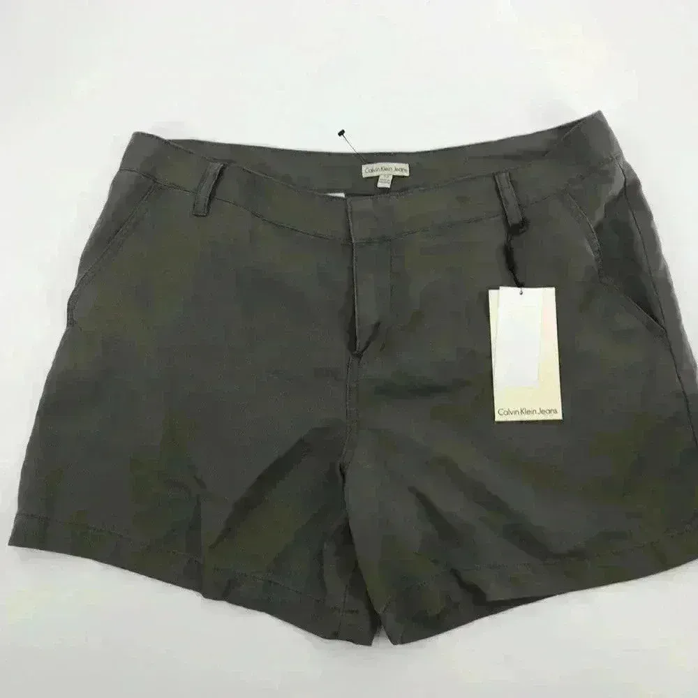 Calvin Klein Jeans Women's Smoked Pearl Casual Shorts Size 32‎ NWT - Image 5