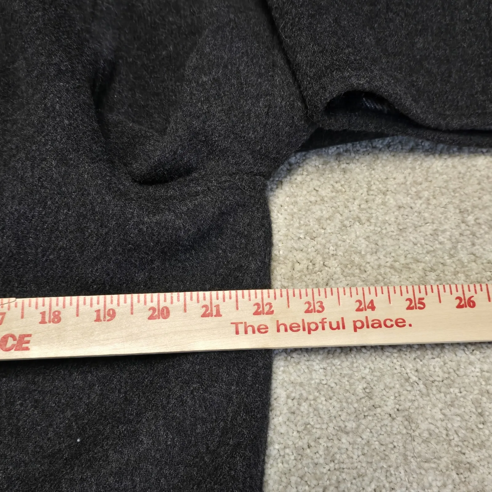 Jimmy Hourihan Dublin Ireland Women's Wool Shortie Coat Check Interior Sz M Size M - Image 7