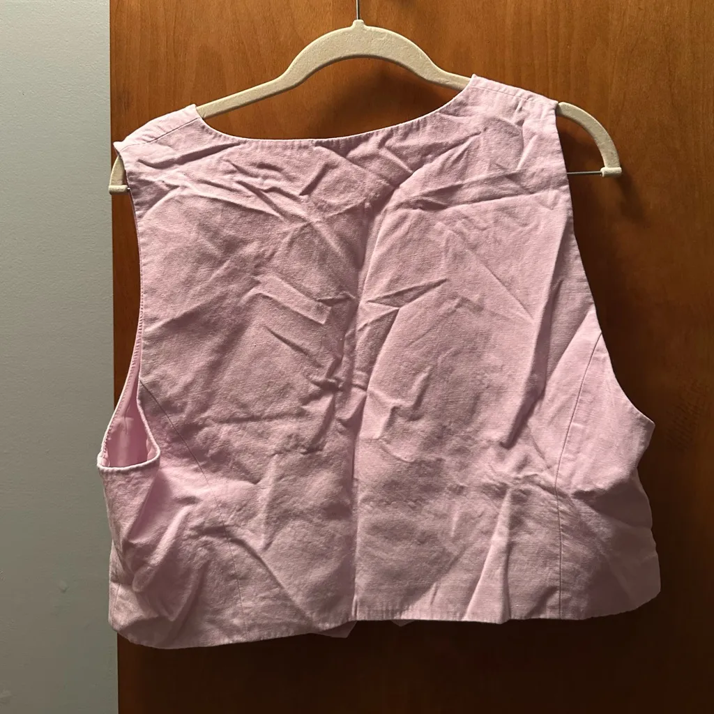 ZARA  pink vest - Image 3