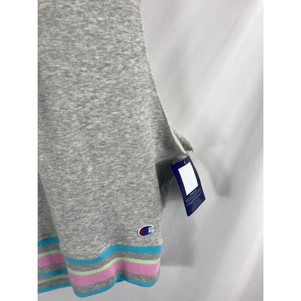 NWT Champion Sleeveless Cutoff Hoodie Size Large - Image 4