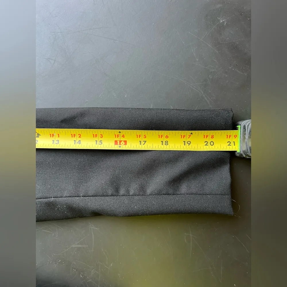 NWOT Nine West Women's Size 0P Black Suit Jacket  2 Button Front Lined - Image 4