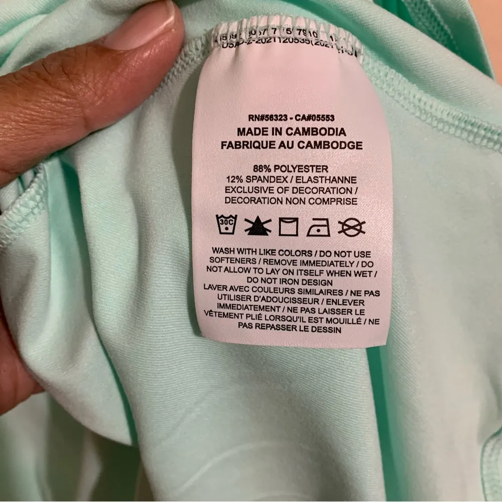 NIKE Slim-Fit Tennis Sport Dress Women’s 1X Light Green Color - Image 5