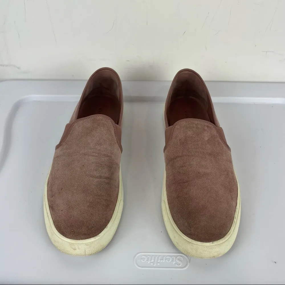 Vince Preston Dusty Pink Suede Loafer Sneaker Sz 8 - Image 7