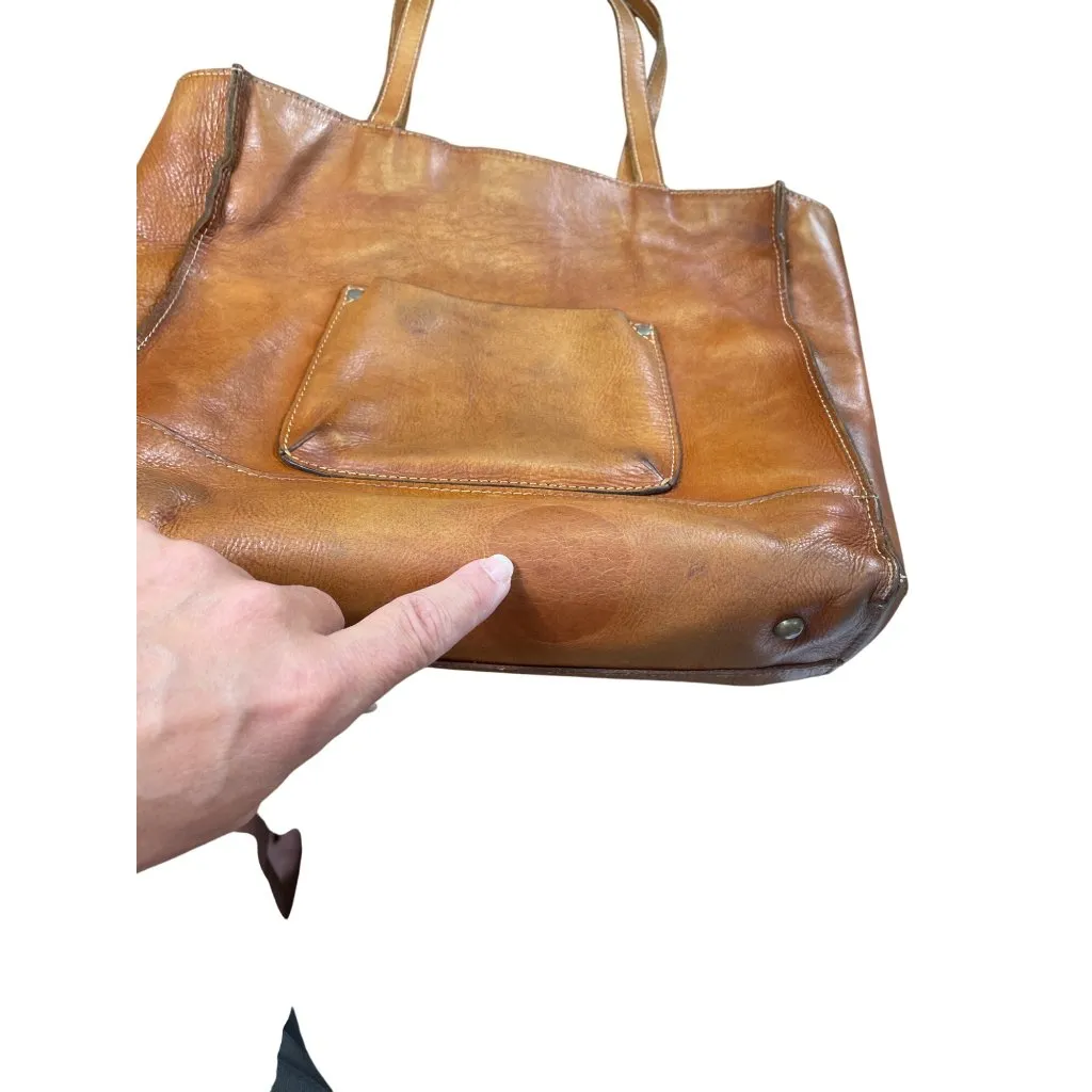 Patricia Nash Womens Brown Leather Tote Handbag Large SKU 8744 - Image 12