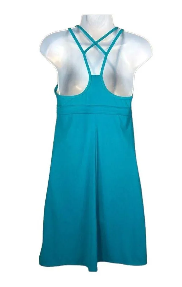 Athleta Coastline Swim Dress in blue size small - Image 6