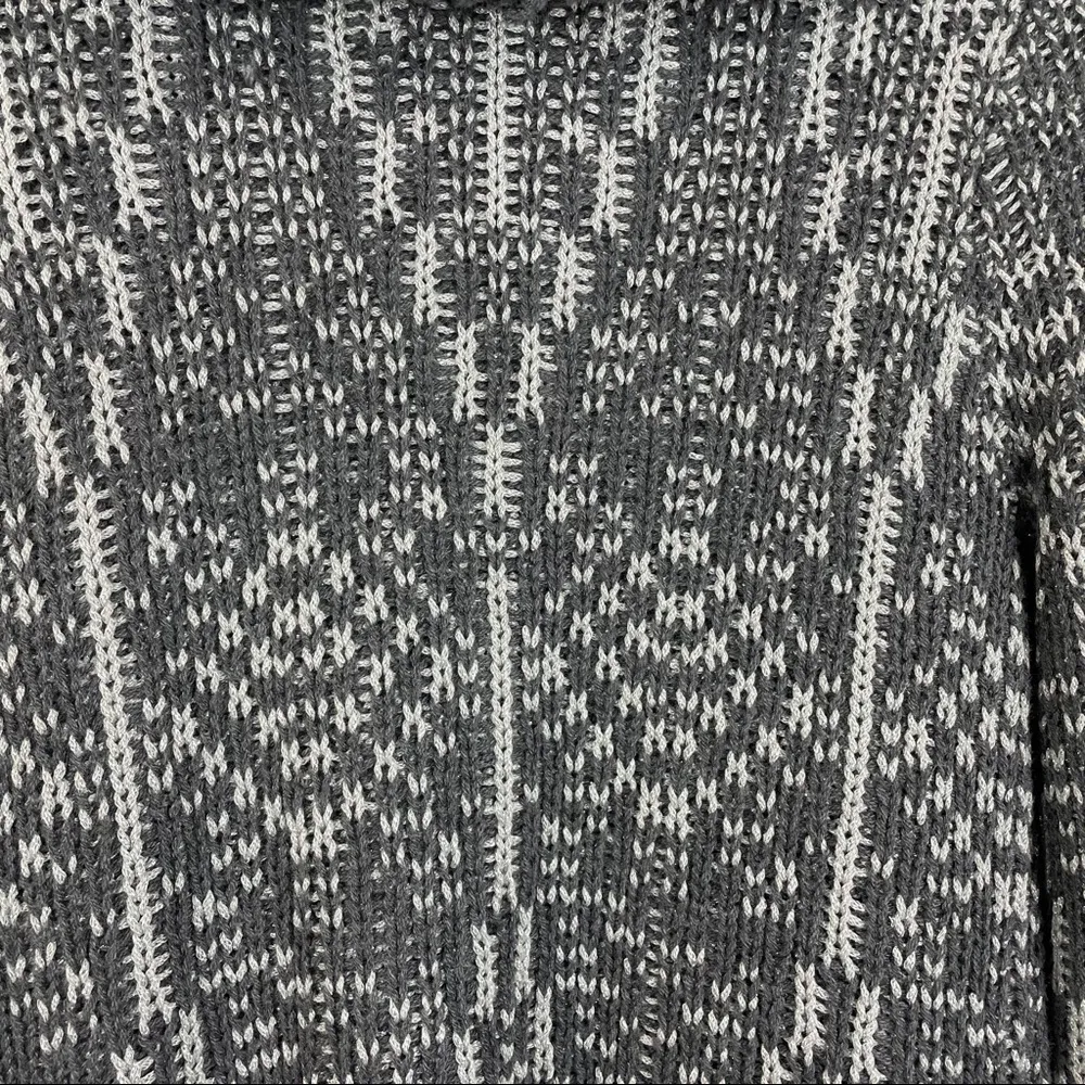 Talbots Wool Blend Metallic Boho Sweater Cardigan - Image 5