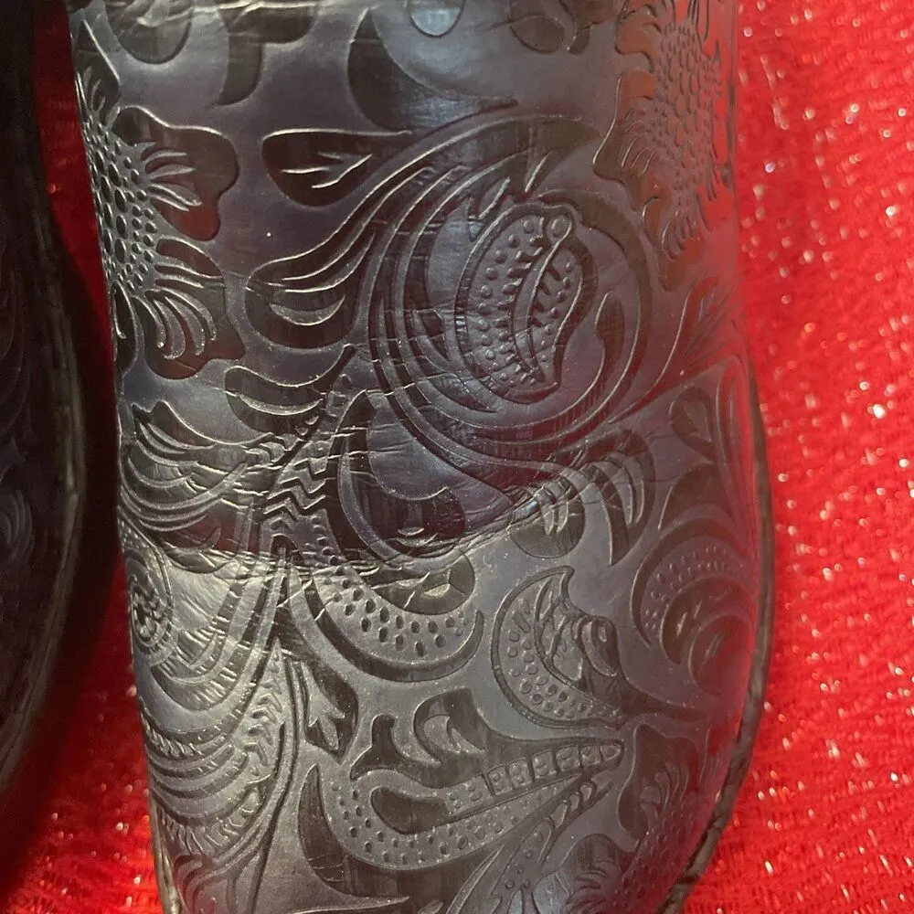 BOC Black Born Concept Clogs Womens Size 9.5 Slip On Shoes Paisley Nurse Mules - Image 6