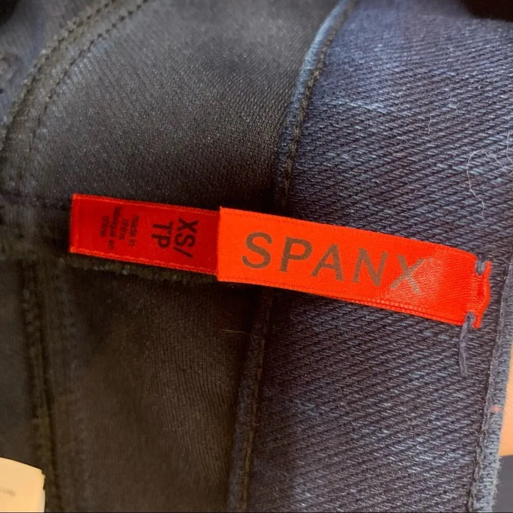 Spanx jeanish leggings blue sz XS - Image 6