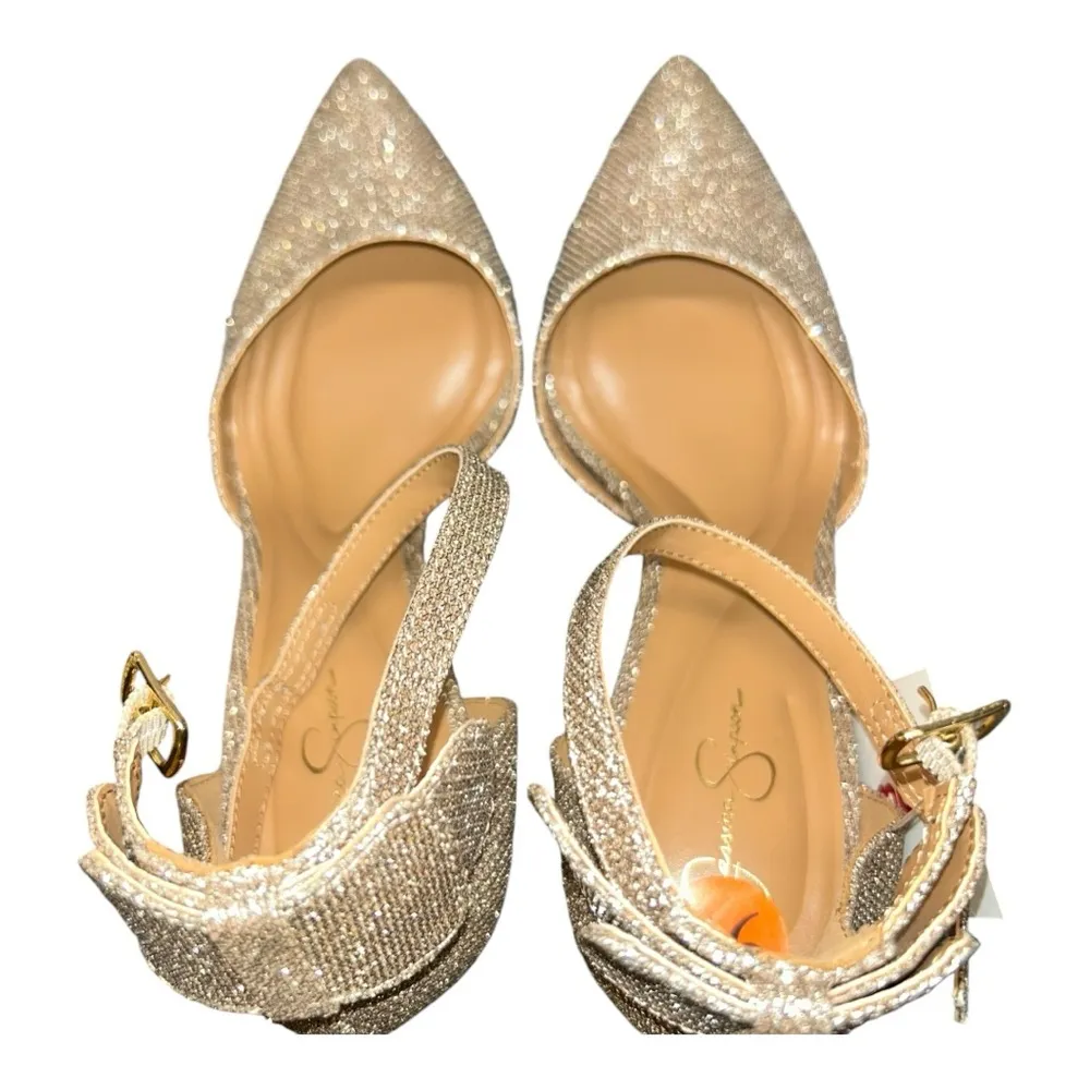 Jessica Simpson Whispie Pump heels In Gold. Brand new size 9.5 M - Image 6