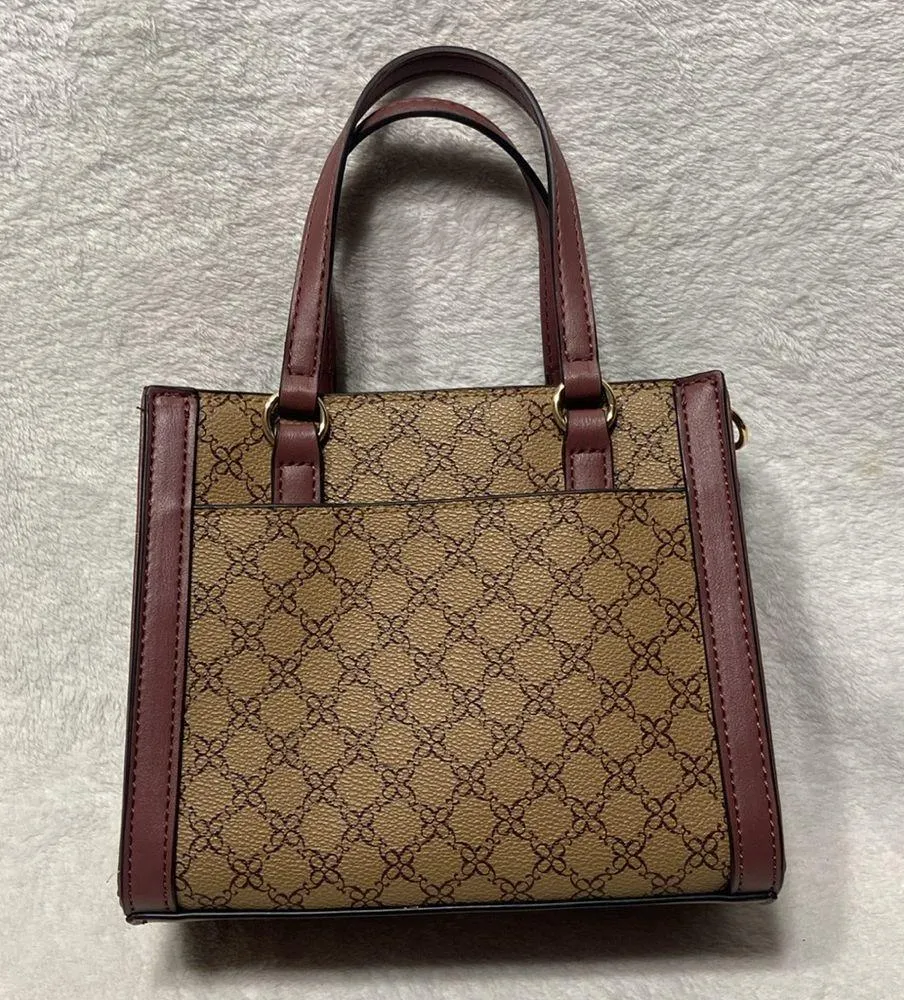 Nine West crossbody bag rouge brown flower print - Image 3